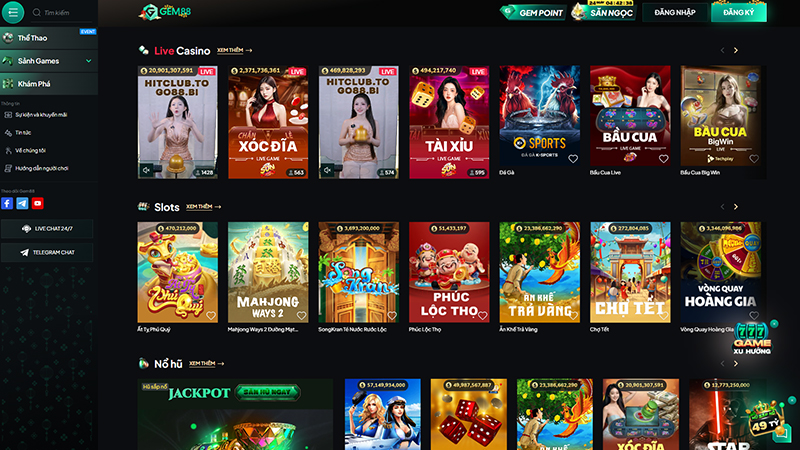 Công nghệ AI của GEM88 dẫn đầu trong các nhà cái uy tín